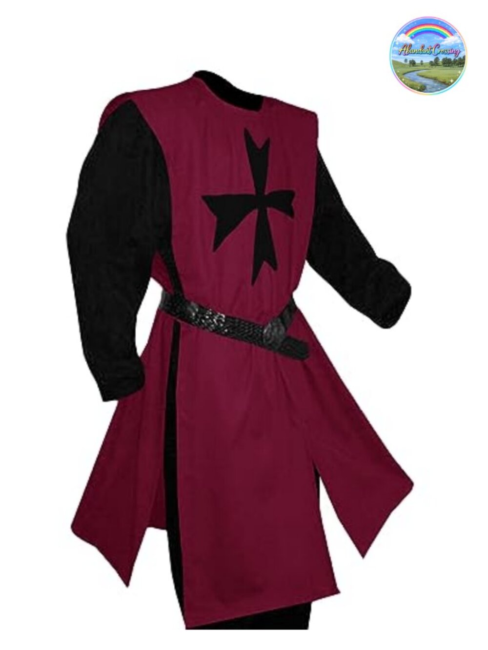 Men's Renaissance Knight Templar Tunic Medieval Costume